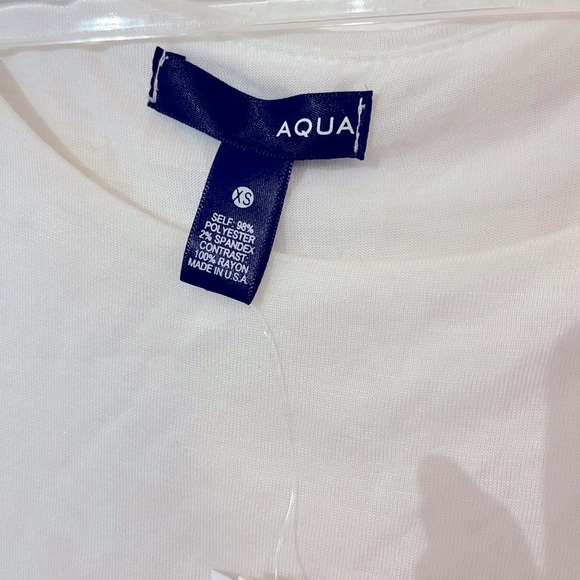 Brand New with tags sz XS Aqua dress twotone bodycon party vacation cocktail nwt - Picture 14 of 15